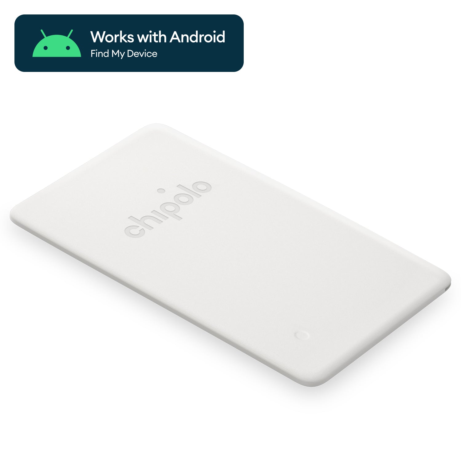 Chipolo CARD Point for Google FindMy App White