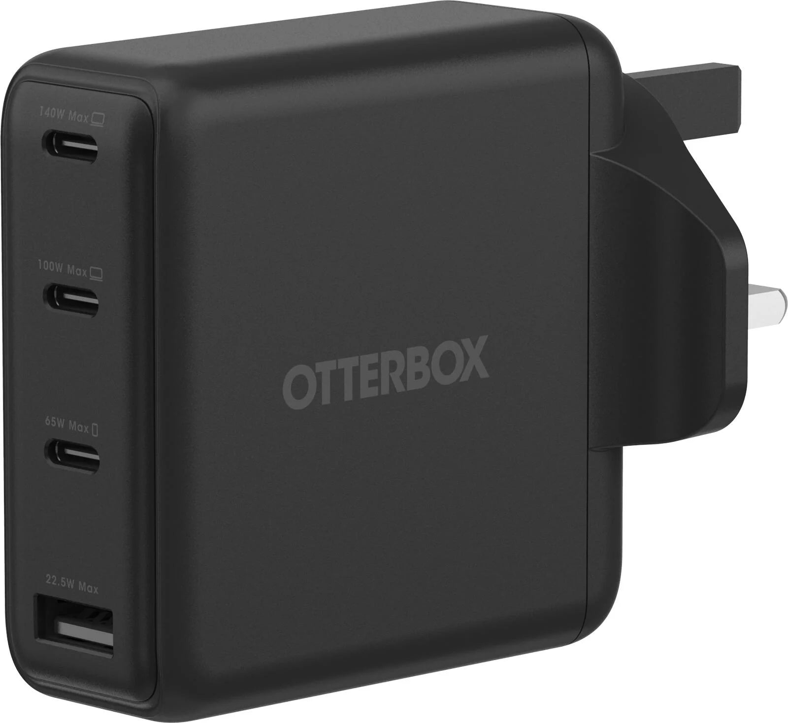 OtterBox Standard GaN Charger 140W 3xC/1xA BLK