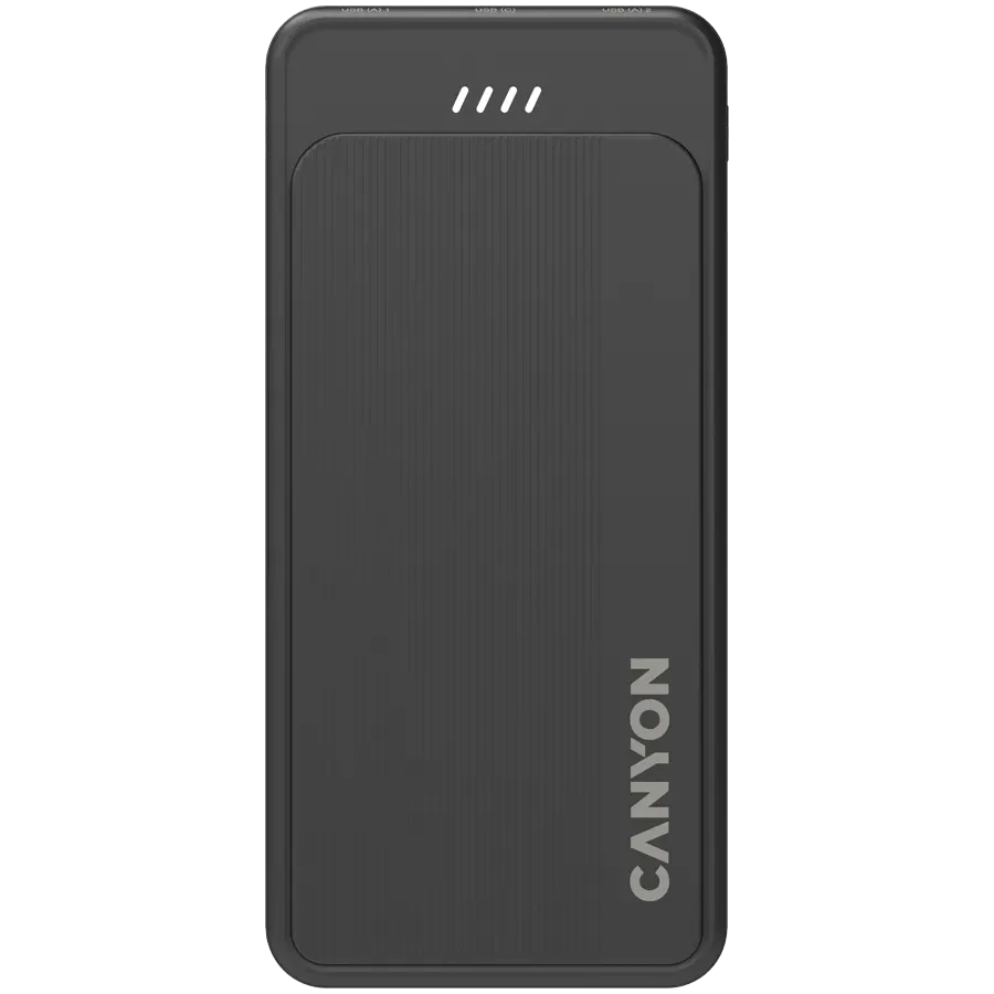 photo of CANYON power bank OnPower 100 20000mah Black front view