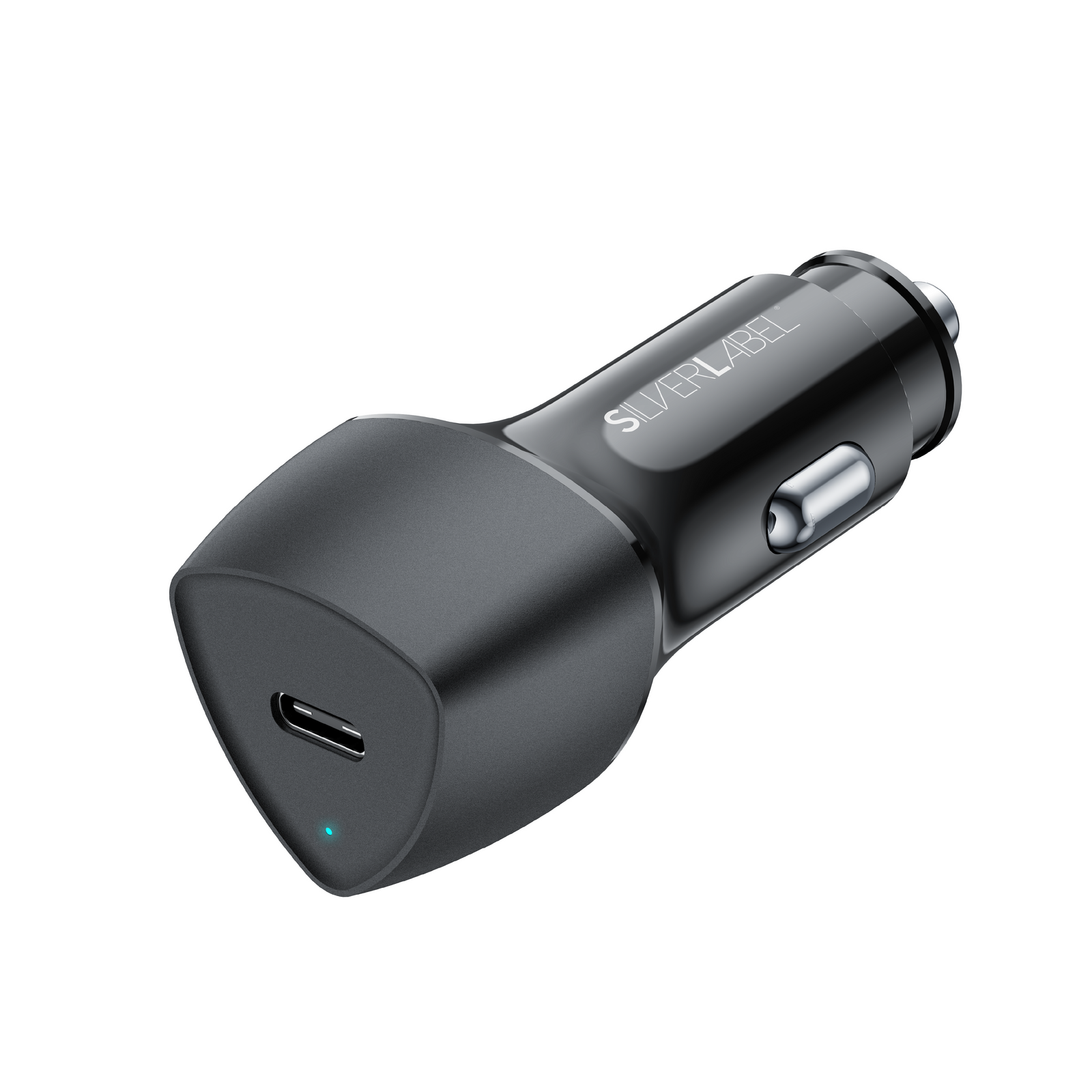 SilverLabel 20W PD Car Charger Black