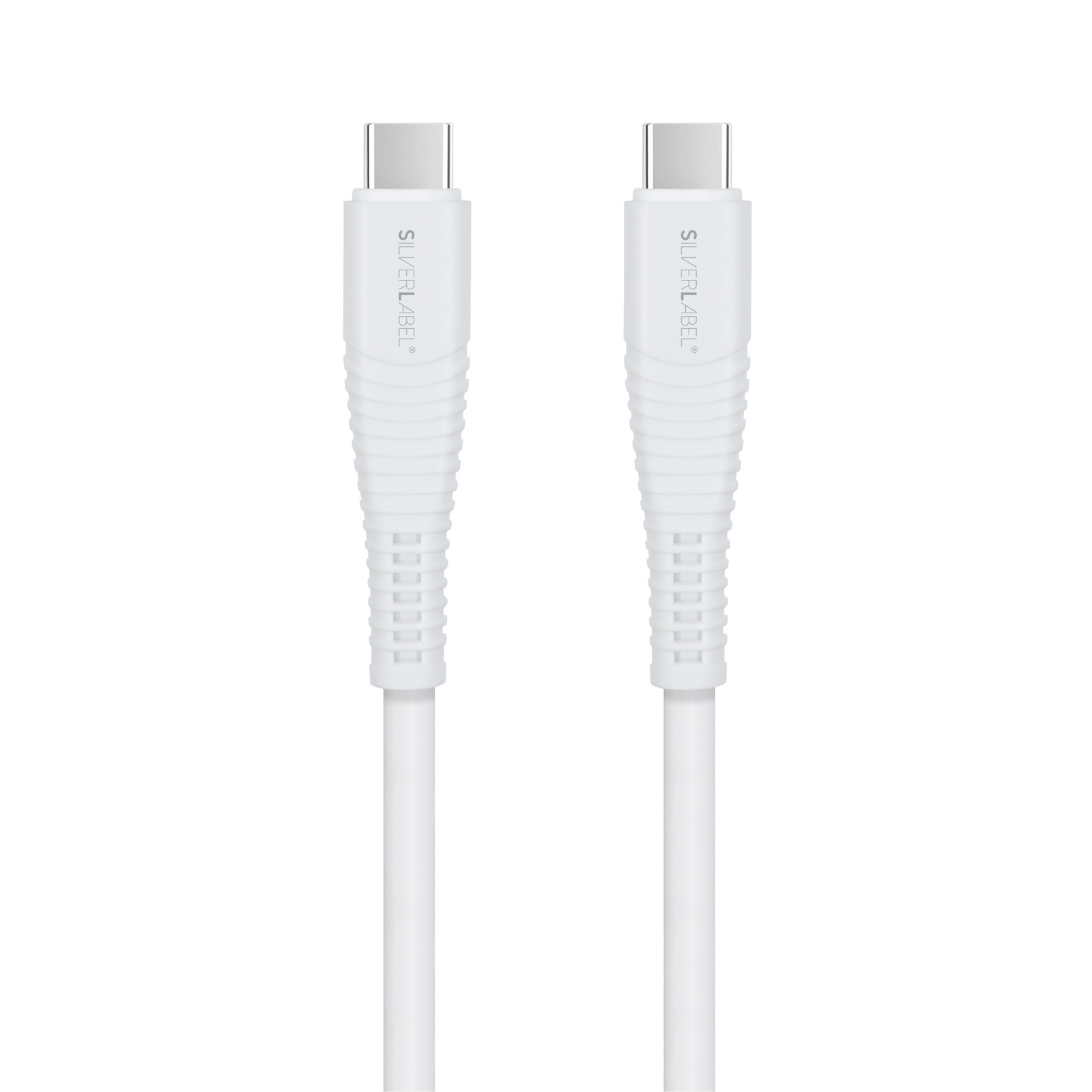 SilverLabel 1m USB-C to USB-C Cable White