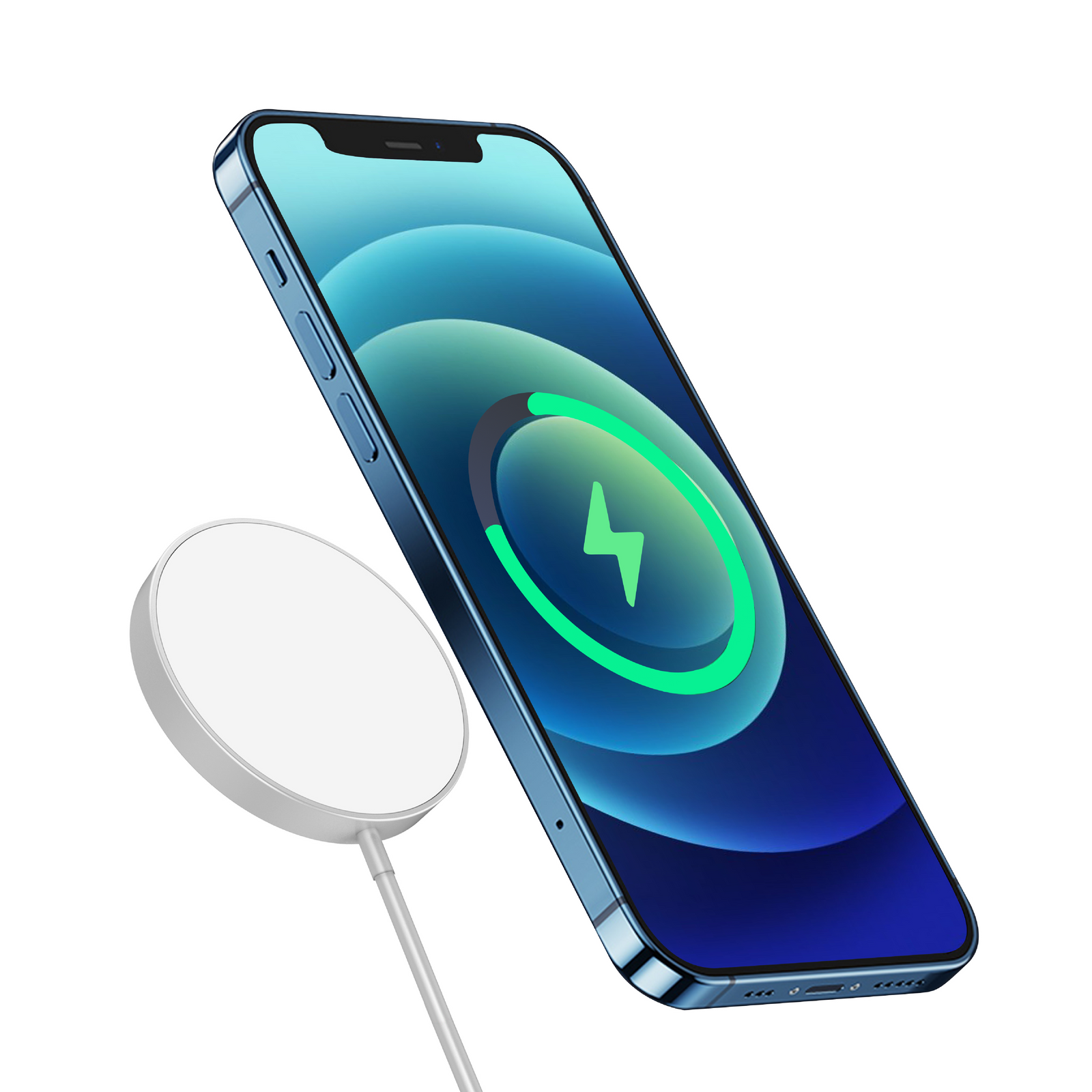 SilverLabel 15W Mag-Safe Charger White