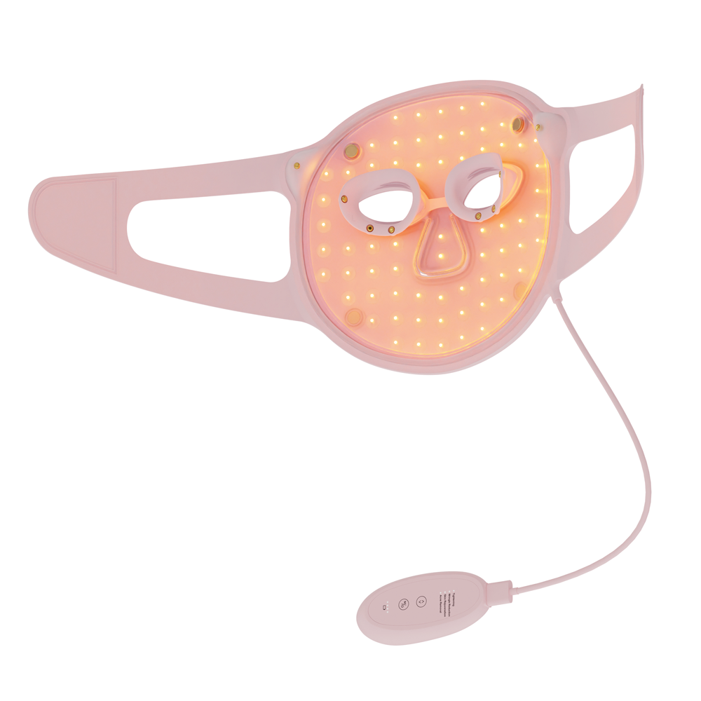 Beautifly Aura Glam PRO LED Light Therapy Collagen Mask-Pink