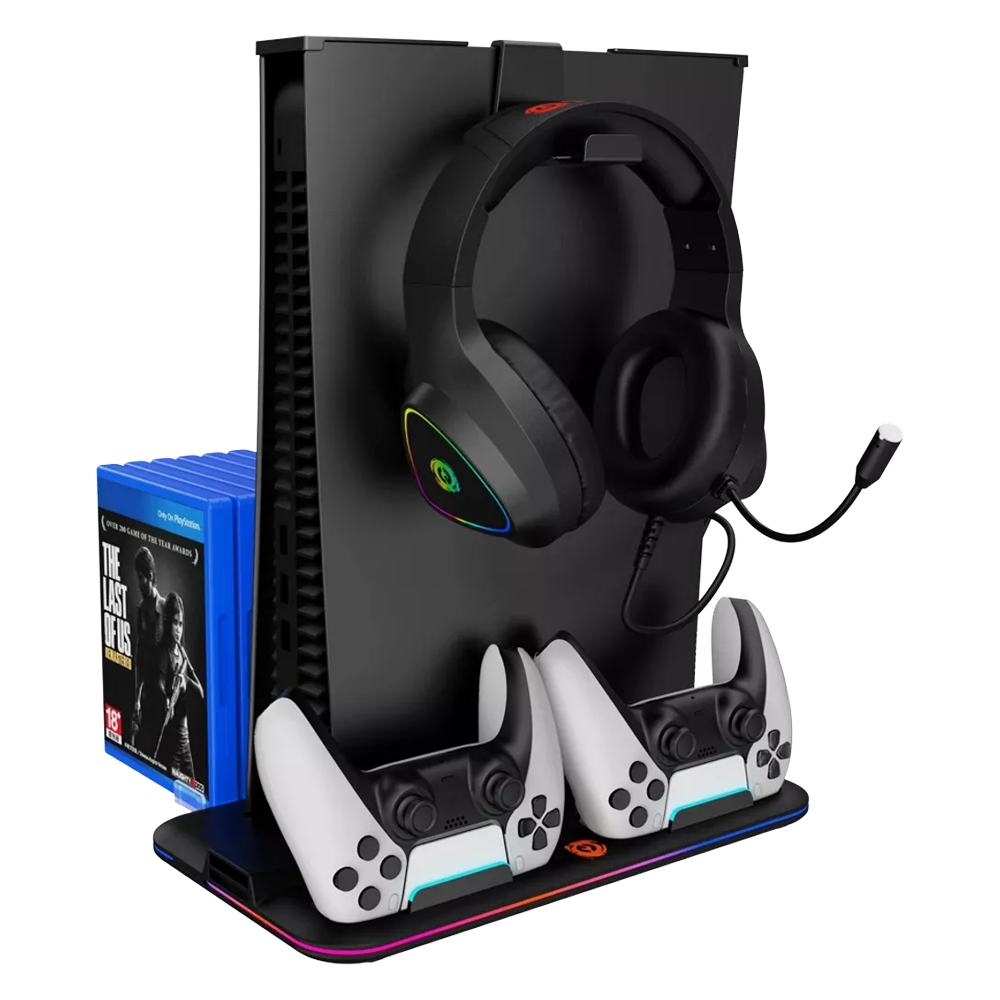 Canyon Cooling Stand CS-5 RGB PS5 Charge- Black