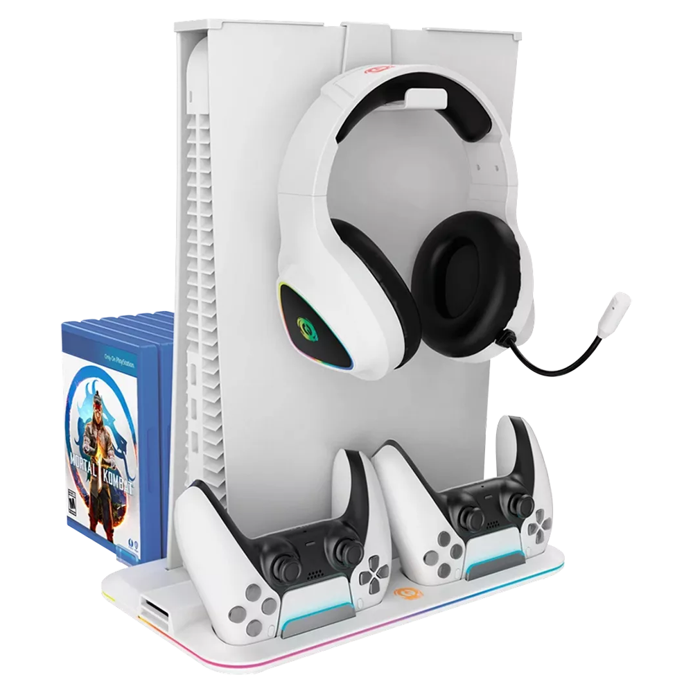 Canyon Cooling Stand CS-5 RGB PS5 Charge- White