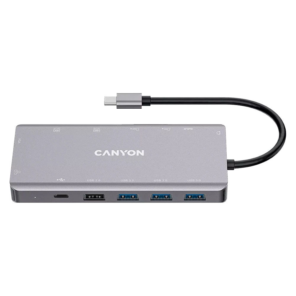 Canyon Hub DS-12 13 in 1 USB-C Grey