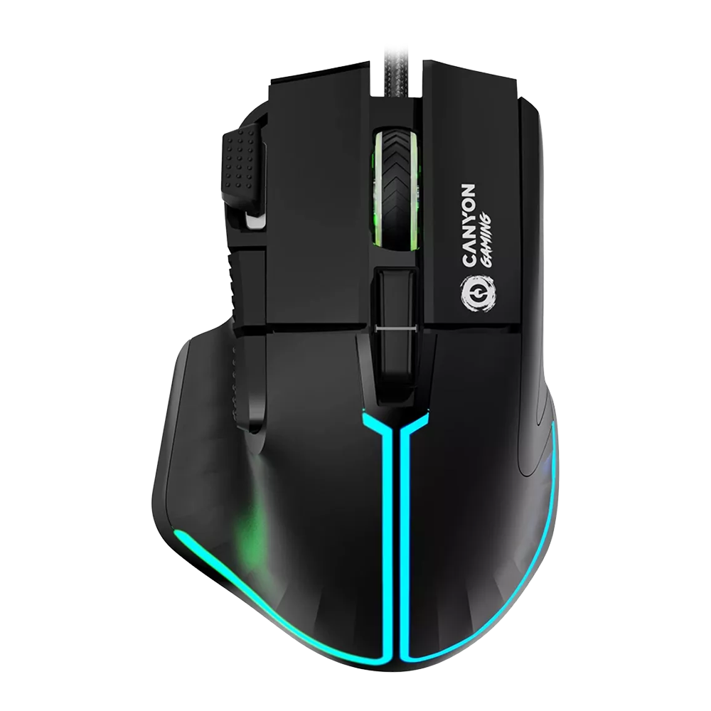 Canyon Mouse Fortnax RGB 9 Buttons Wired GM-636 Black