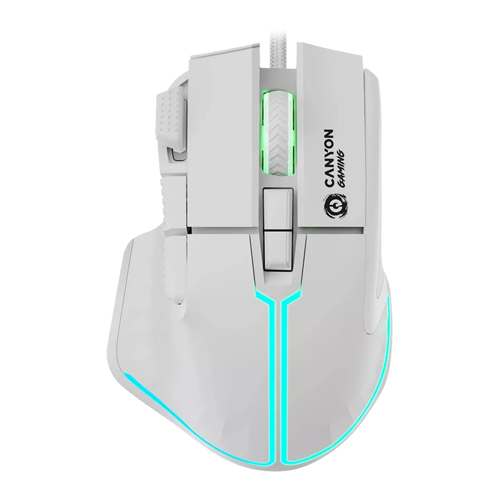 Canyon Mouse Fortnax RGB 9Buttons Wired GM-636 White