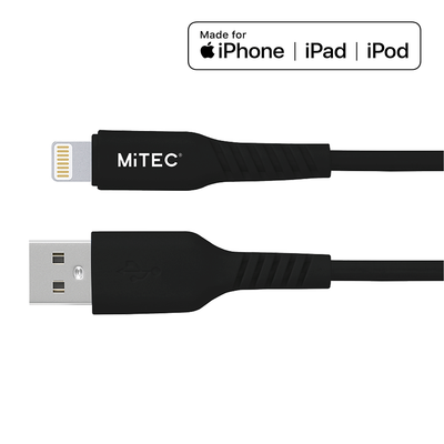MiTEC MiPOWER USB to Lightning Cable 1m Black