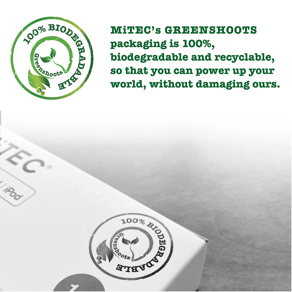 MiTEC MiPOWER USB to Lightning Cable 1m Black