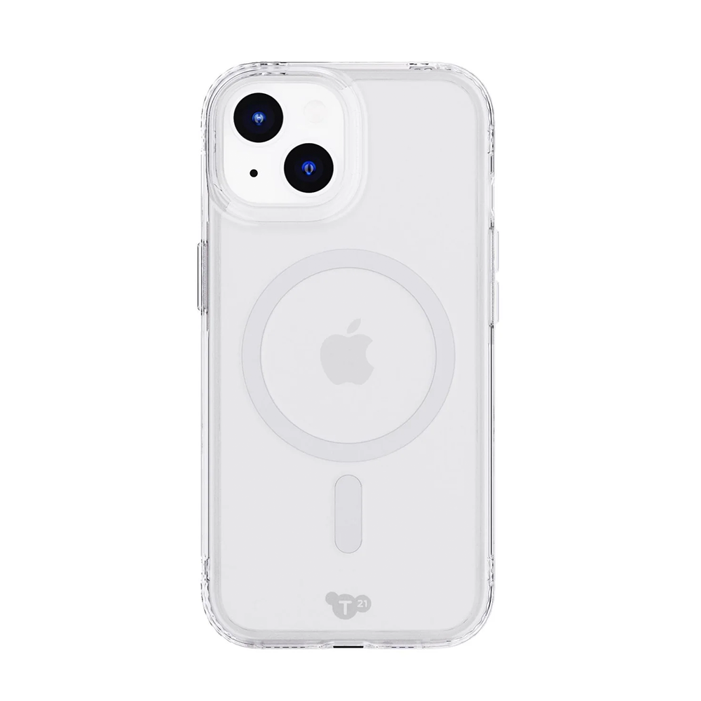 Tech21 EvoClear w/Magsafe for iPhone 16e/15/14/13 - Clear
