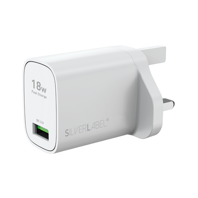 SilverLabel Mains Charger and Lightning Cable Bundle