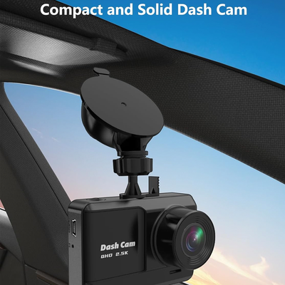 Orskey Q5 Dash Camera with Rear Camera Black