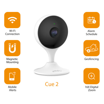 IMOU Cue 2, 1080P/2MP, Indoor Smart Wi-Fi Plug-In Security Camera