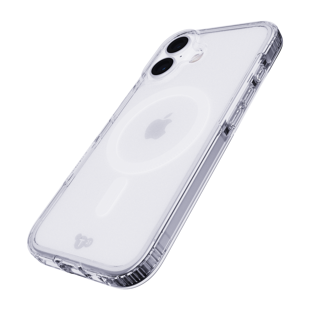 Tech21 EvoClear w/MagSafe case for iPhone 16 Clear