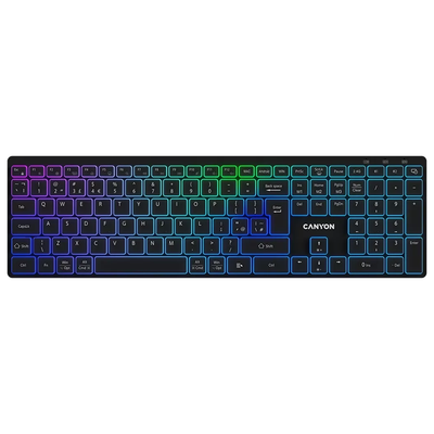 Canyon Keyboard HKB-W11 UK/US RGB Dual Mode Wireless