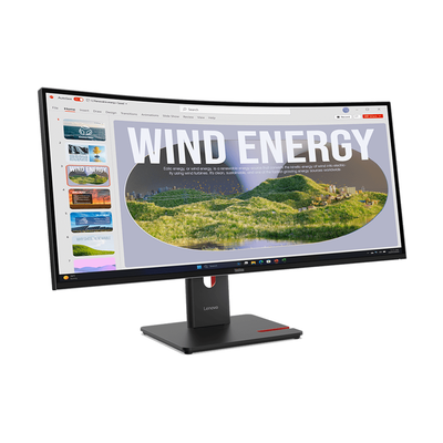 Lenovo Thinkvision T34WD-40 34in Monitor Black