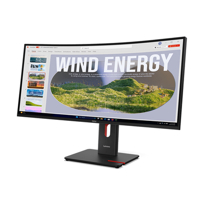 Lenovo Thinkvision T34WD-40 34in Monitor Black