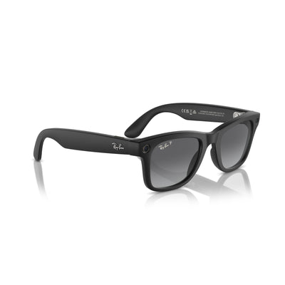 Ray-Ban Meta Wayfarer Polarised Gradient Lenses Matte Black