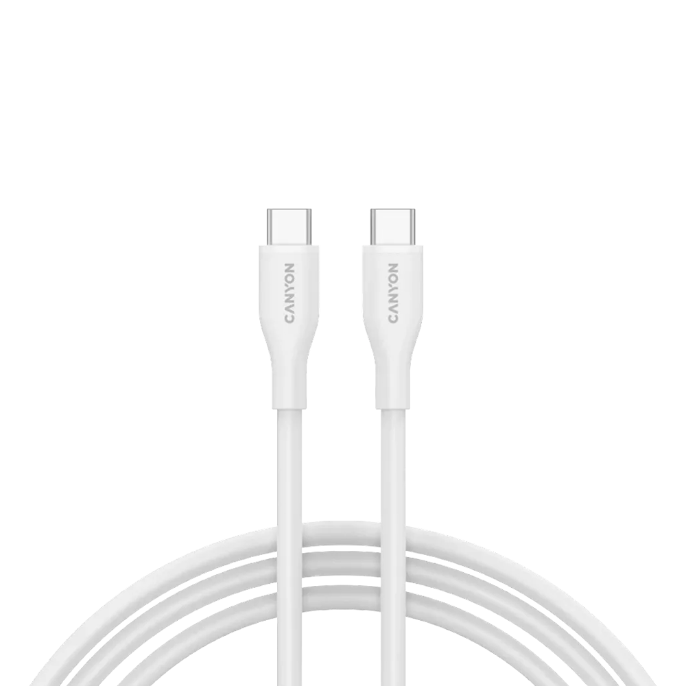 Canyon Cable CC60SC10 C-C 60W 1M Silicon White