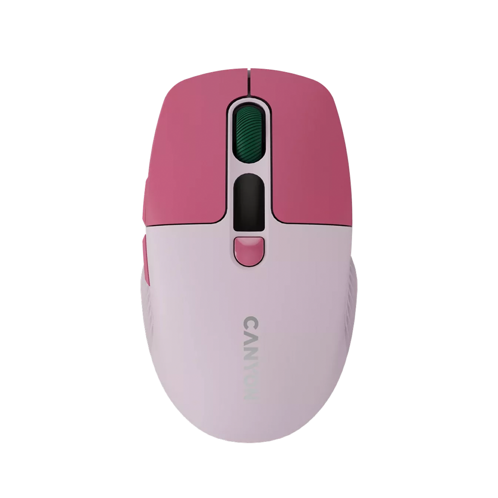 Canyon MW-26 LCD Silent Wireless Mouse Pink