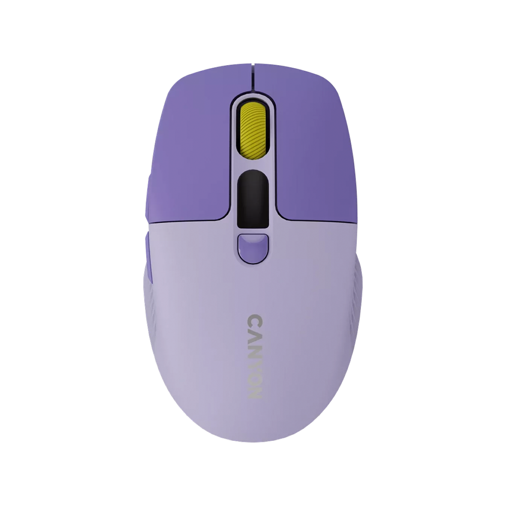 Canyon MW-26 LCD Silent Wireless Mouse Purple