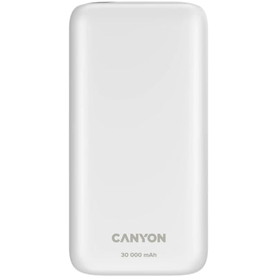 Canyon Power Bank PB-301 LED 30000 mAh PD 20W White