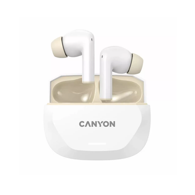 Canyon Hexagon7 Headset TWS White Beige