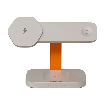 Canyon Hex Wireless Charger WCS-310 3in1 grey/orange