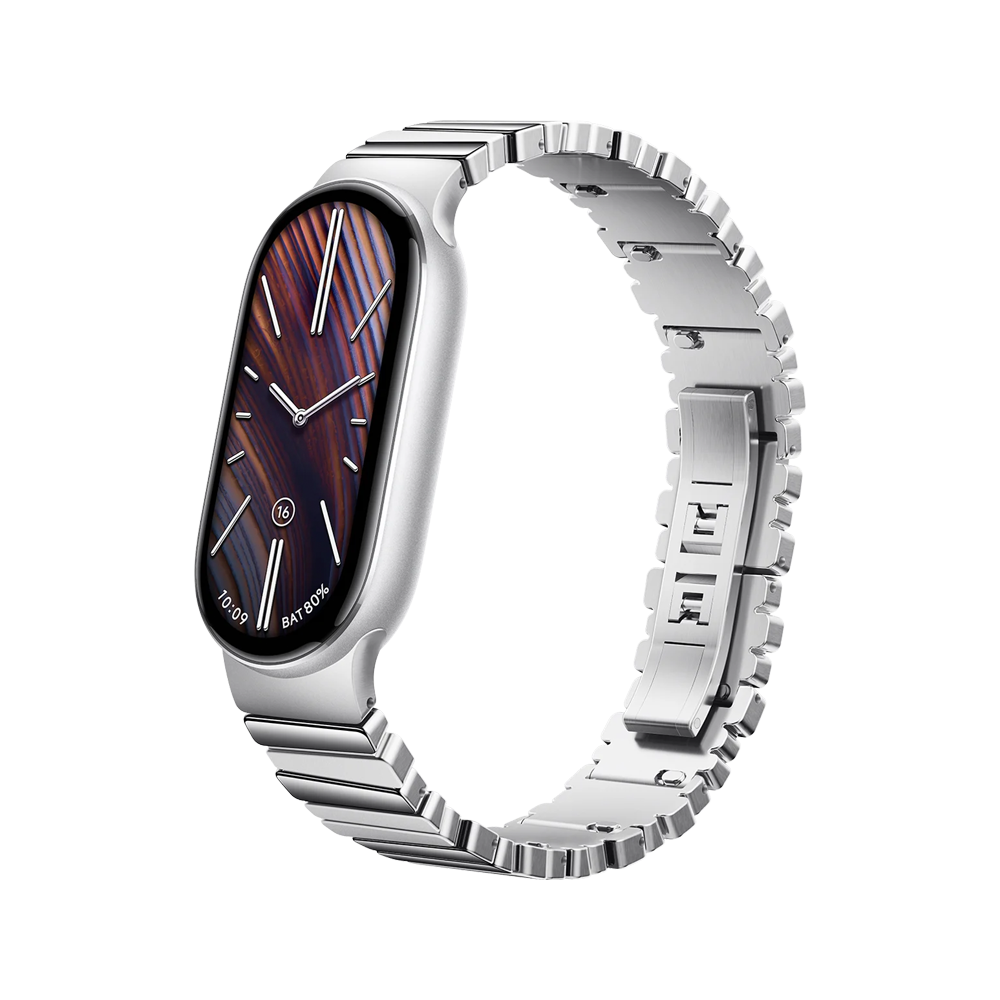 Xiaomi Asymmetrical Metal Strap for Smart Band 10 Silver
