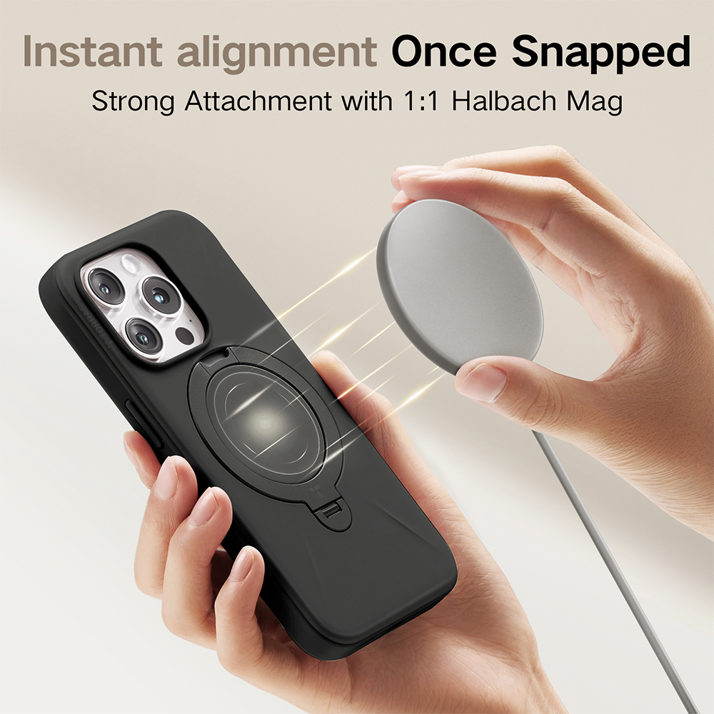 TORRAS Ostand Spin Fusion Case for iPhone 16 Pro 