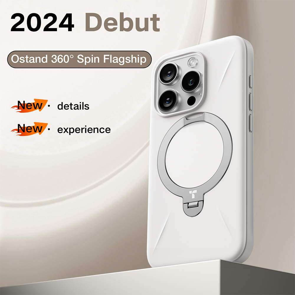 TORRAS Ostand Spin Fusion Case for iPhone 16 Pro 
