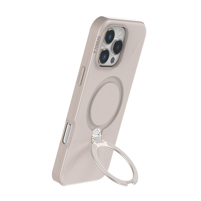 TORRAS Ostand Spin Fusion Case for iPhone 16 Pro Max Desert Gold 