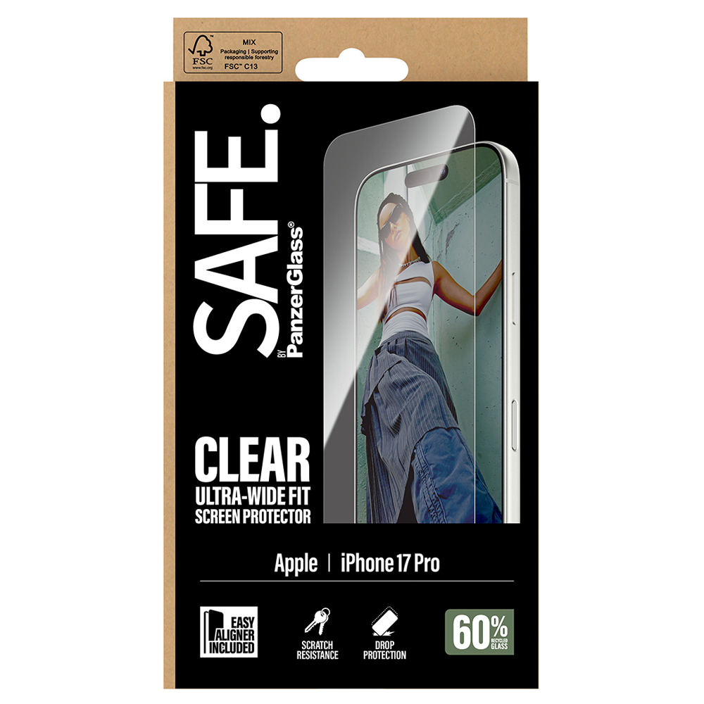 SAFE Glass for iPhone 17 Pro UWF w/Aligner