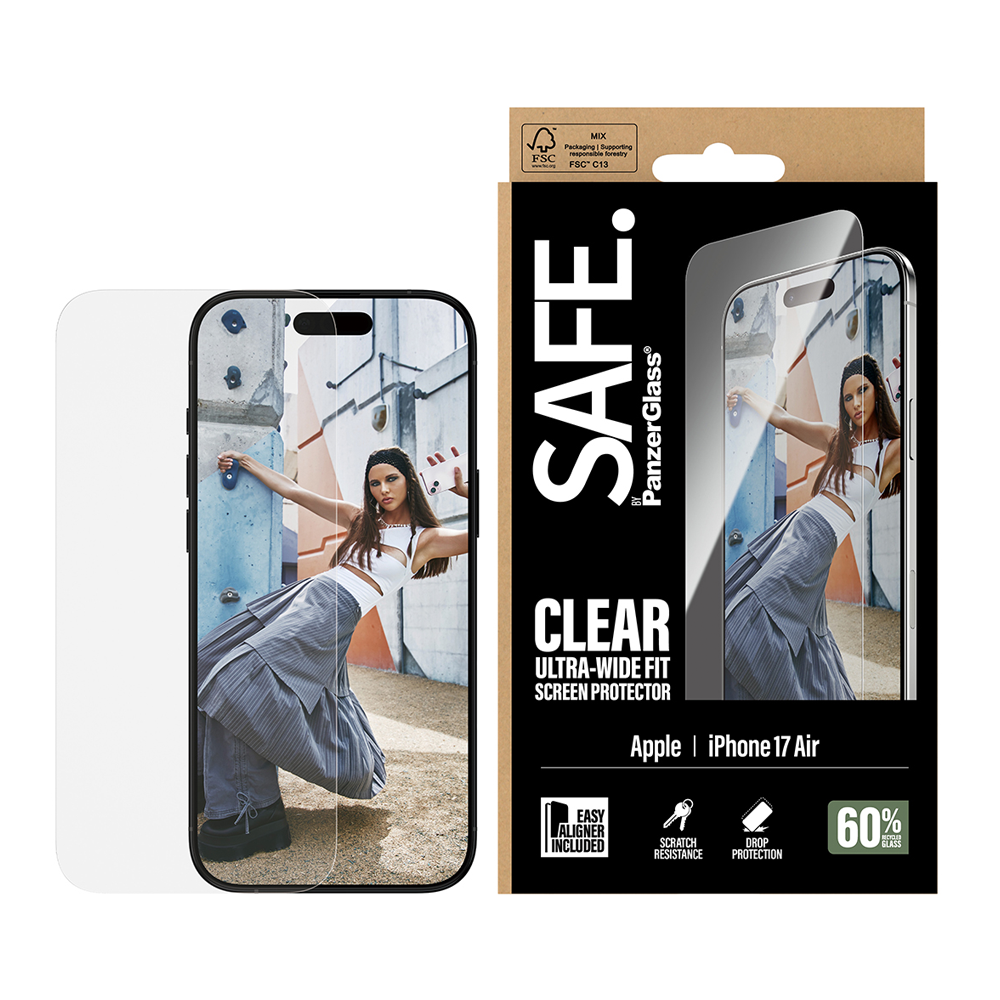 SAFE Glass for iPhone Air UWF w/Aligner