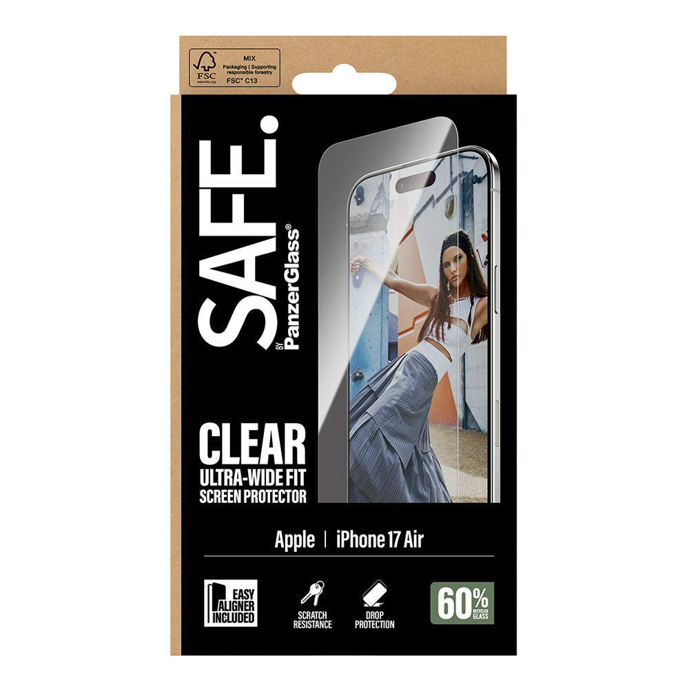 SAFE Glass for iPhone Air UWF w/Aligner