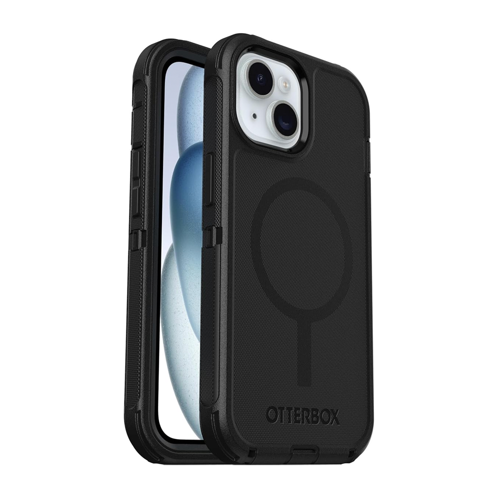 OtterBox Defender Case MagSafe iPhone 15 Black ProPack