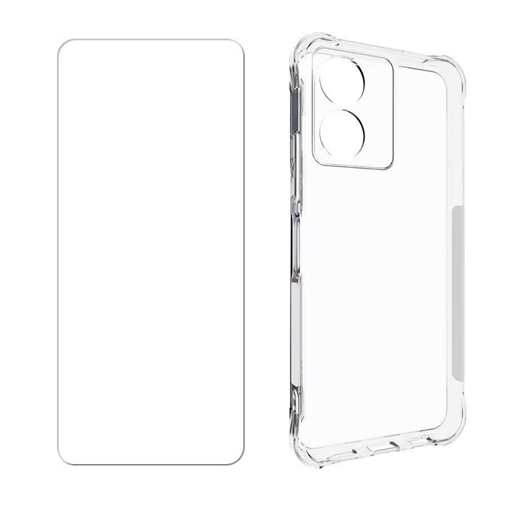 MiTEC MiPROTECT_HMD Fusion X1 Phone Case & Glass - Bundle - Clear