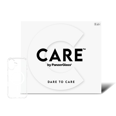 PanzerGlass CareCase MagSafe iPhone 17 Clear White