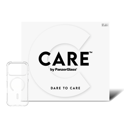 PanzerGlass CareCase MagSafe iPhone 17 Pro Clear White