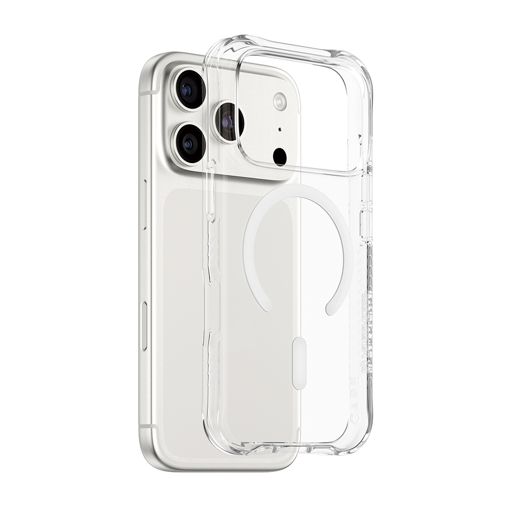 PanzerGlass CareCase MagSafe iPhone 17 Pro Clear White