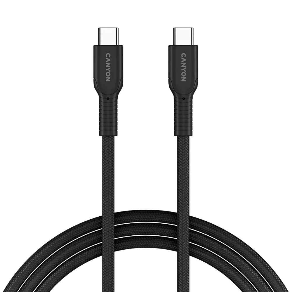 CANYON cable OnWire 60CL C-C 60W COLOR Braided 1m