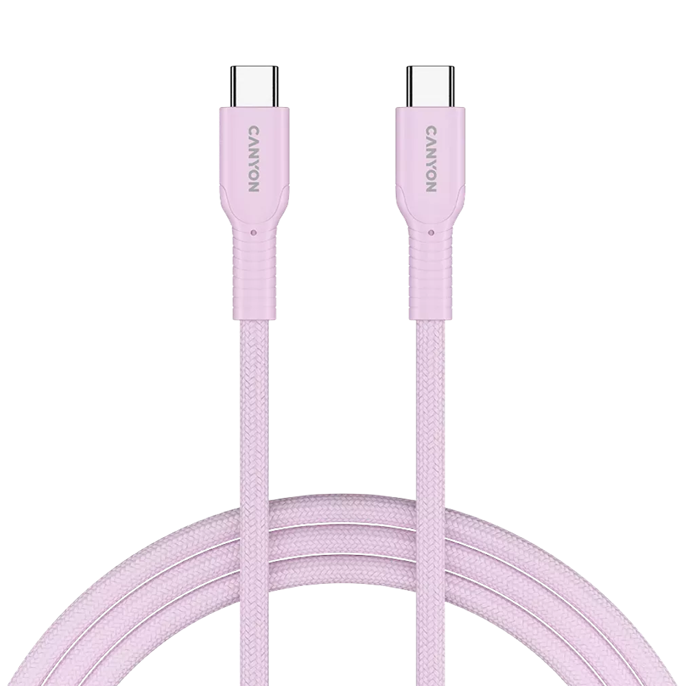 CANYON cable OnWire 60CL C-C 60W COLOR Braided 1m