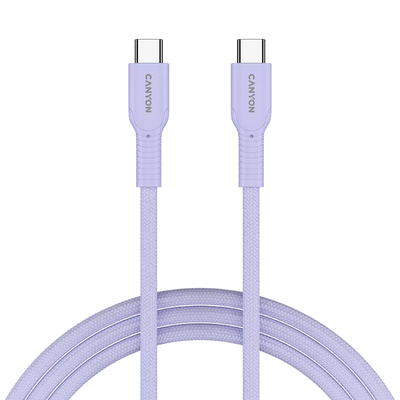CANYON cable OnWire 60CL C-C 60W COLOR Braided 1m