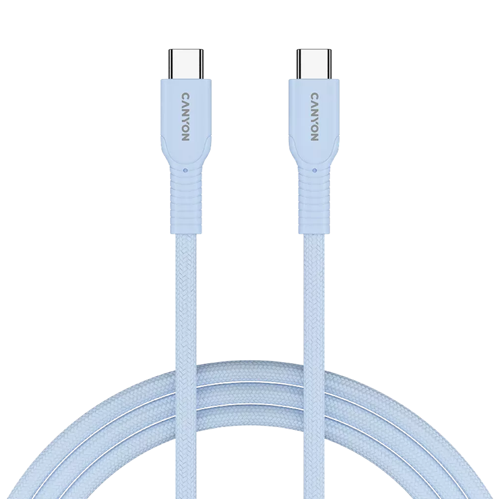 CANYON cable OnWire 60CL C-C 60W COLOR Braided 1m