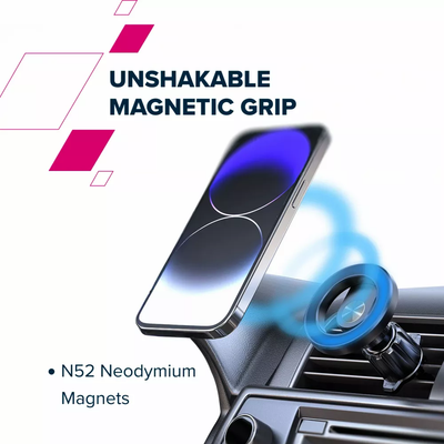 Canyon Magnetic car holder OnGrip 12 suction + air vent Black