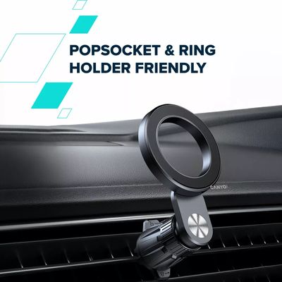 Canyon Magnetic car holder OnGrip 12 suction + air vent Black