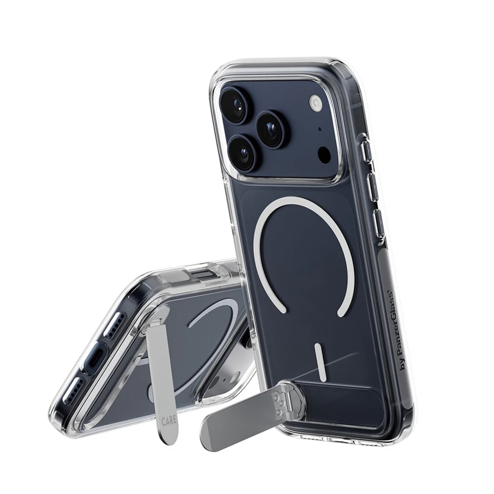 PanzerGlass CARE Case w/Kickstand & MagSafe iPhone 17 Pro Clear