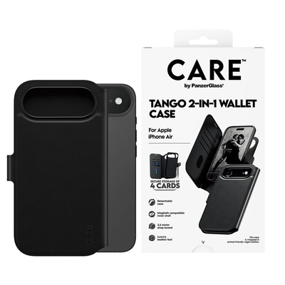PanzerGlass CARE 2IN1 Wallet Case iPhone Air Black