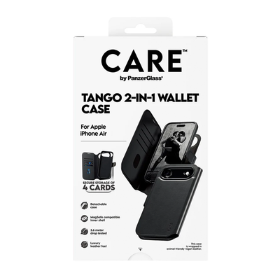 PanzerGlass CARE 2IN1 Wallet Case iPhone Air Black